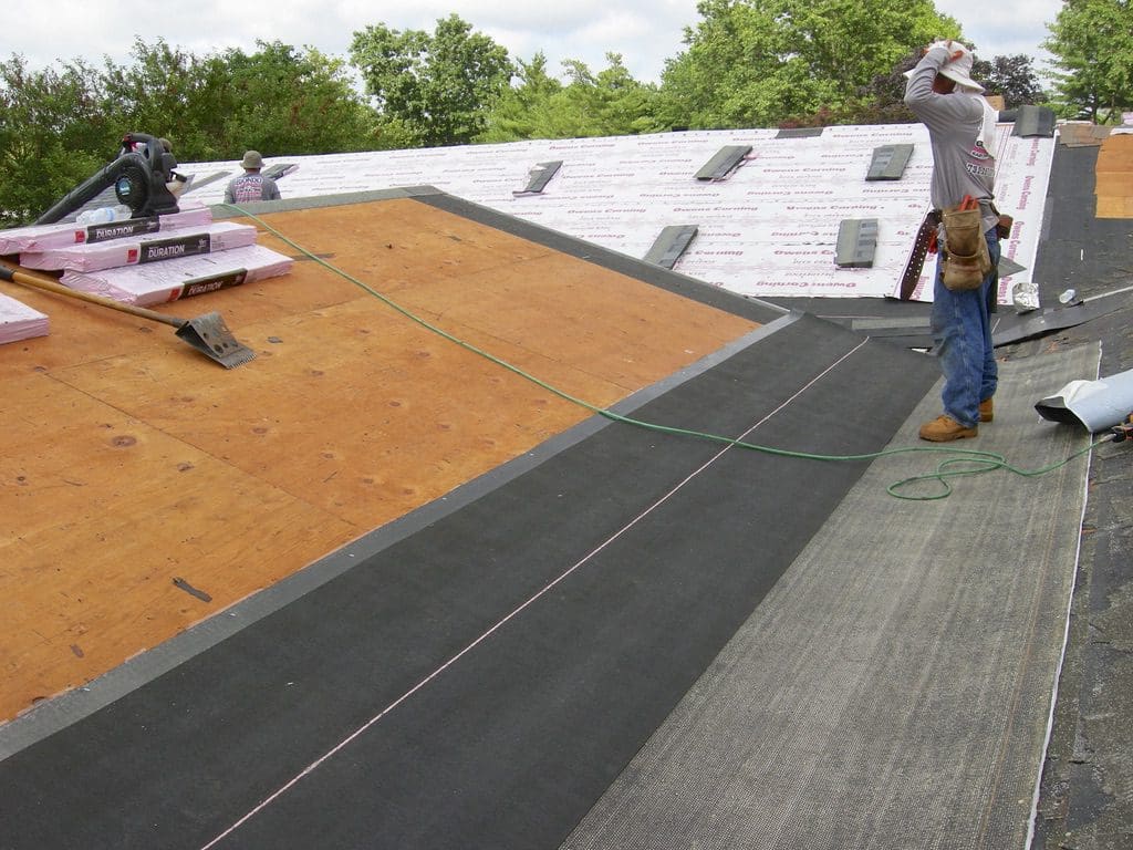 Flex Ice Water Barrier Roofing Application Roof Installations Old Bridge New Jersey