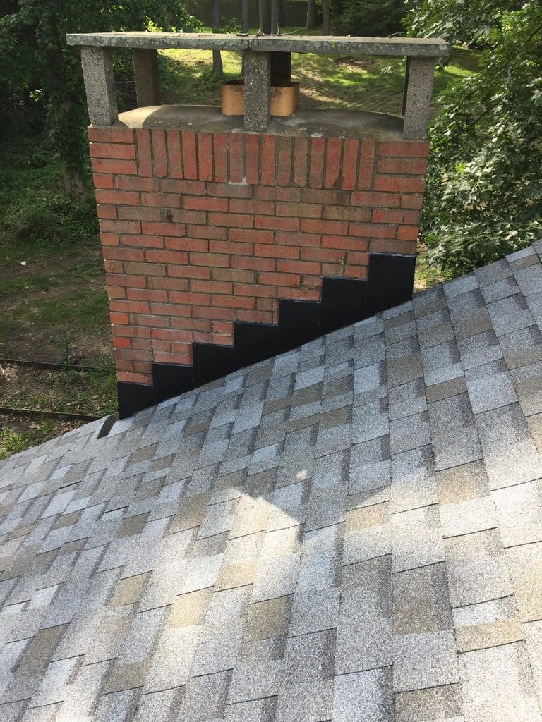 Nj Roofers Types of Roof Repair Ewast Brunswick and Flashing Materials a Brick Chimney and Roof with the Chimney Removed Types of Licensed New Jersey Roofing Company Services