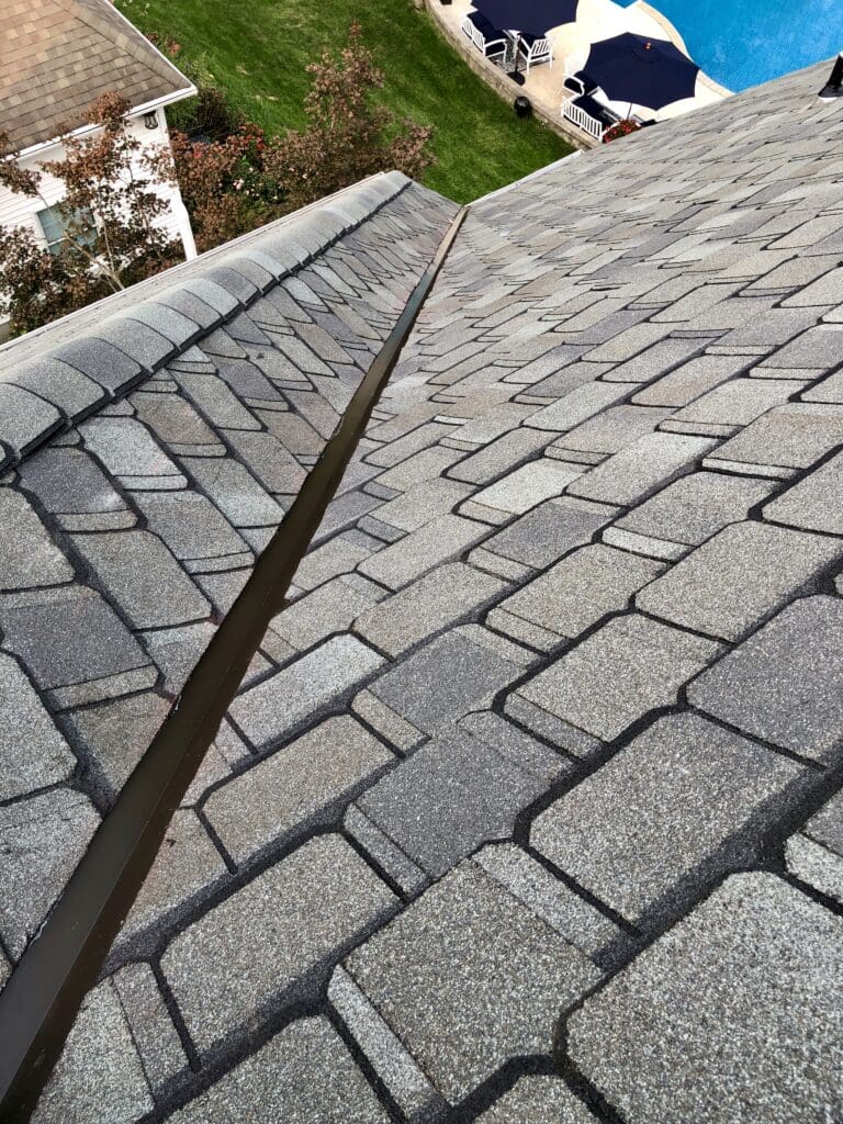 Luxury Nj Roof Installations with Open Valley Application a Close Up of the Roofing Shingles of a House Nj Roof Repair East Brunswick Nj