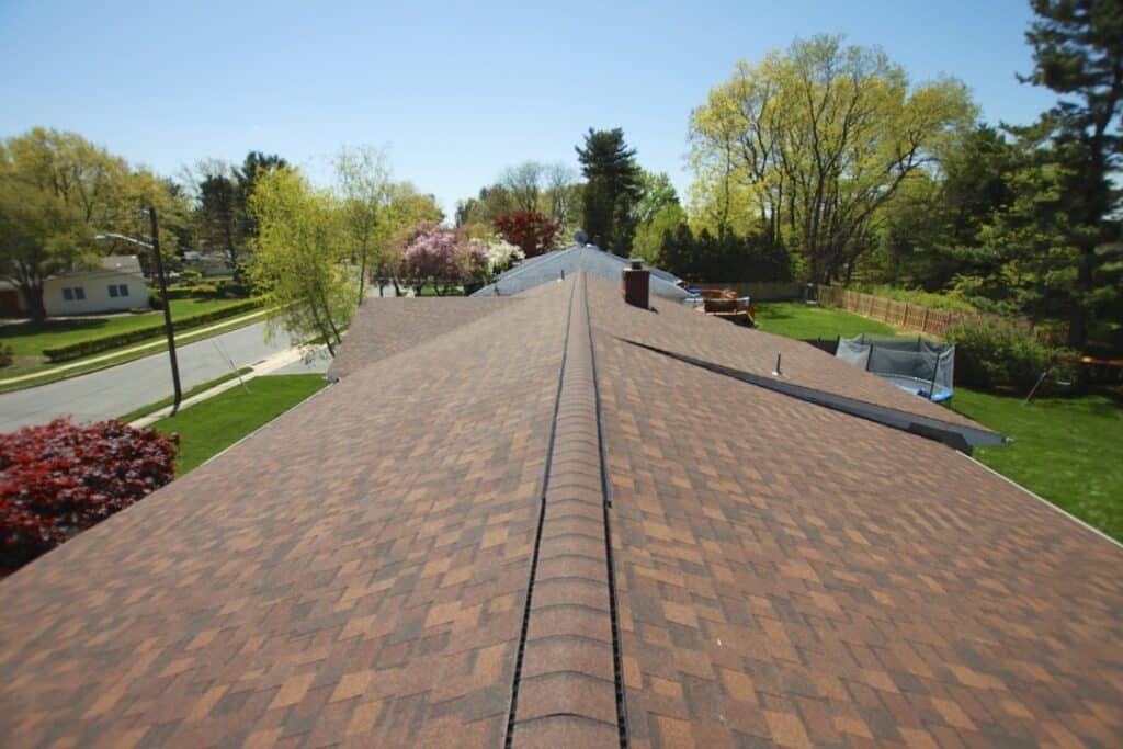 Ecstatic East Brunswick Nj Roofers New Roof a View of the Road from Above Looking Down