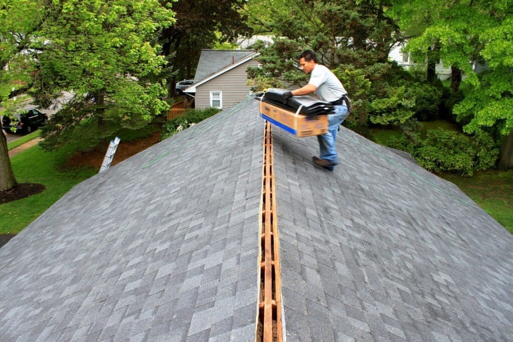 Nj Roofing Ventilation Systems Specialists New Jersey Roofing Services Installation of Ridge Vent Exhaust Ventilation