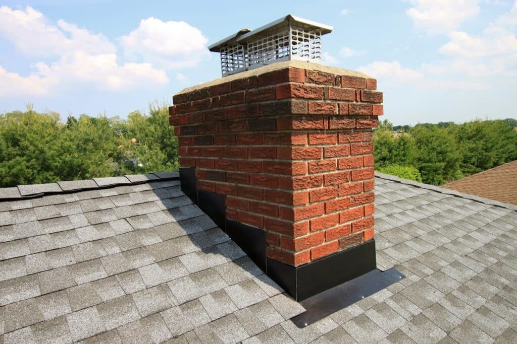 Old Bridge Roofers Nj Flashing Applications New Chimney Flashing Installed