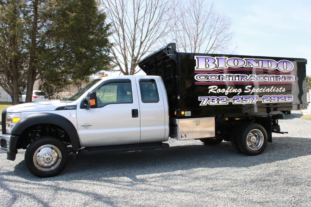 Superior New Jersey Roofing Services biondo Contracting Biondo Contracting New Jersey Roofing Services Company Truck